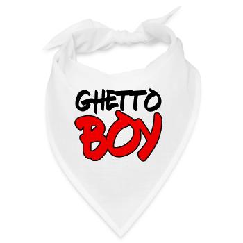 ghetto boy 2 - Bandana - Weiß - Vorne