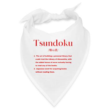 Japanisch - Bandana - Weiß - Vorne