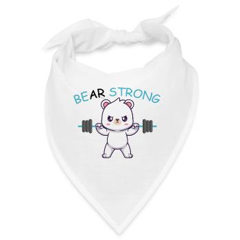 Bear Strong - Bandana - Weiß - Vorne