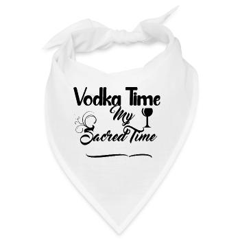 Vodka TIME Design - Alkoholisches Getränk - Bandana - Weiß - Vorne