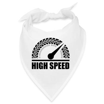 reifen tacho high speed - Bandana - Weiß - Vorne