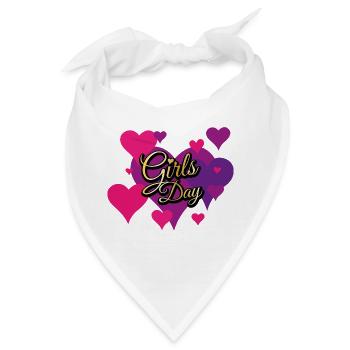 Girls Day Goldverlauf - Bandana - Weiß - Vorne