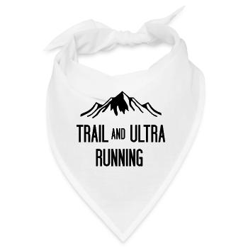 Trail- und Ultraläufe - Bandana - Weiß - Vorne