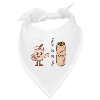 Leckerer Stil - Bandana - Weiß - Vorne