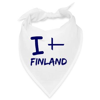 i love finland - Bandana - Weiß - Vorne