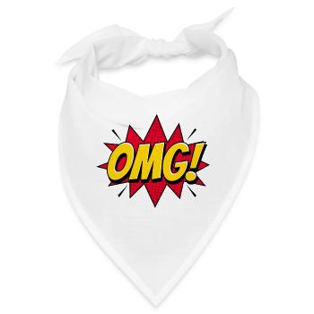 OMG - Bandana - Weiß - Vorne