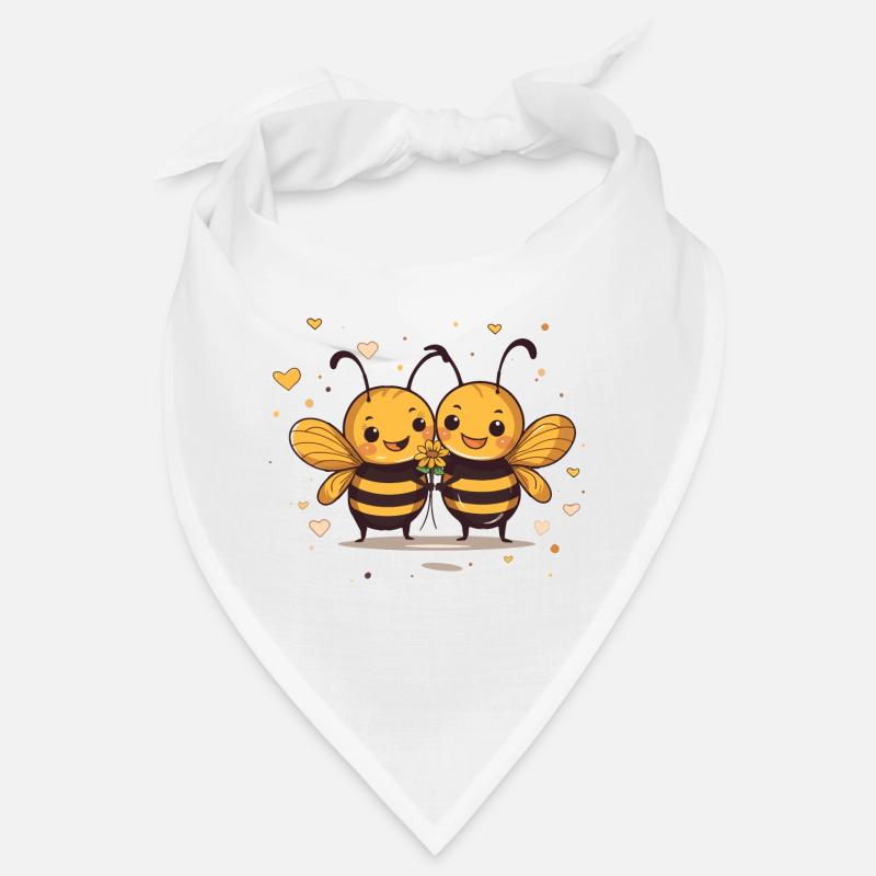 Romantic bees Bandana
