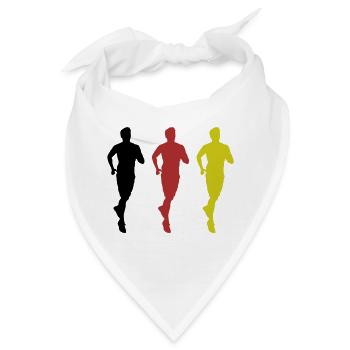 jogging germany - Bandana - Weiß - Vorne
