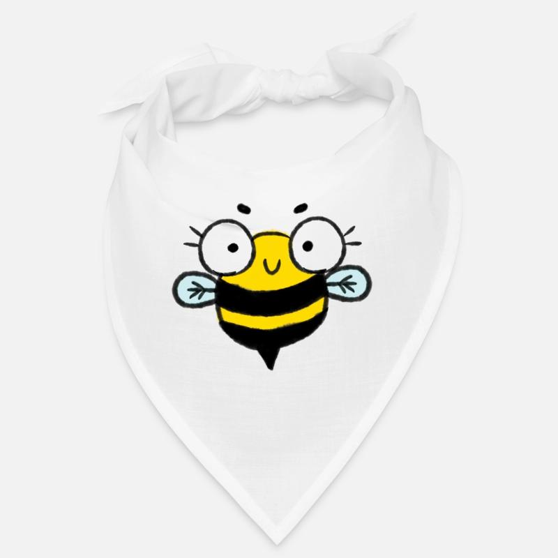 cute bee girl basic Bandana