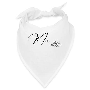 Mrs. - Bandana - Weiß - Vorne