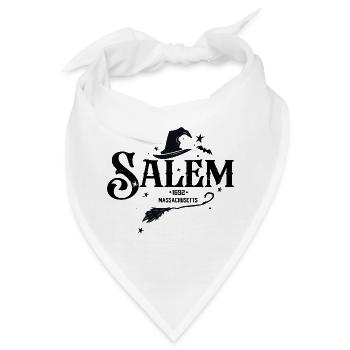 Salem, Massachusetts - Bandana - Weiß - Vorne