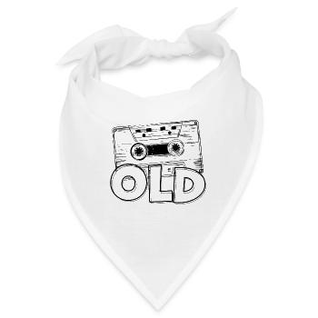 Kassette - Bandana - Weiß - Vorne