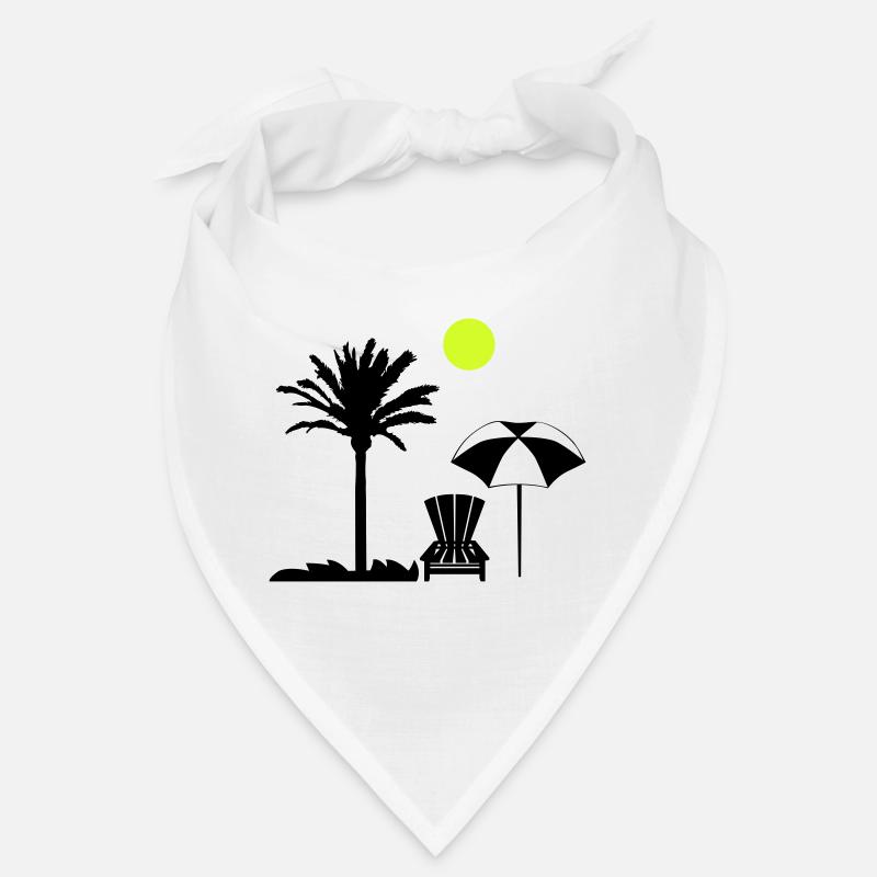 Palm Tree Deck Chair Bandana