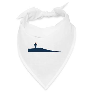 Skifahren Freerider Abenteuer Skiing Freerider - Bandana - Weiß - Vorne