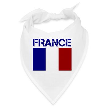 france - Bandana - Weiß - Vorne