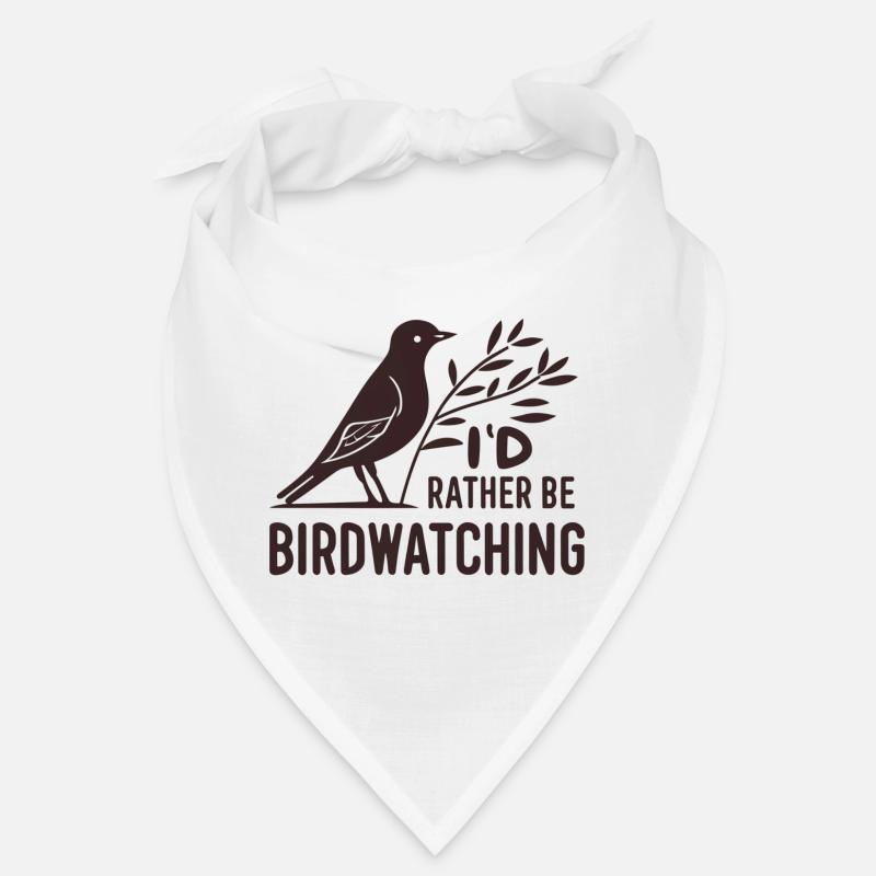 "je préfère observer les oiseaux" slogan Bandana