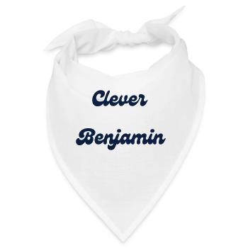 Clever Benjamin - Bandana - Weiß - Vorne