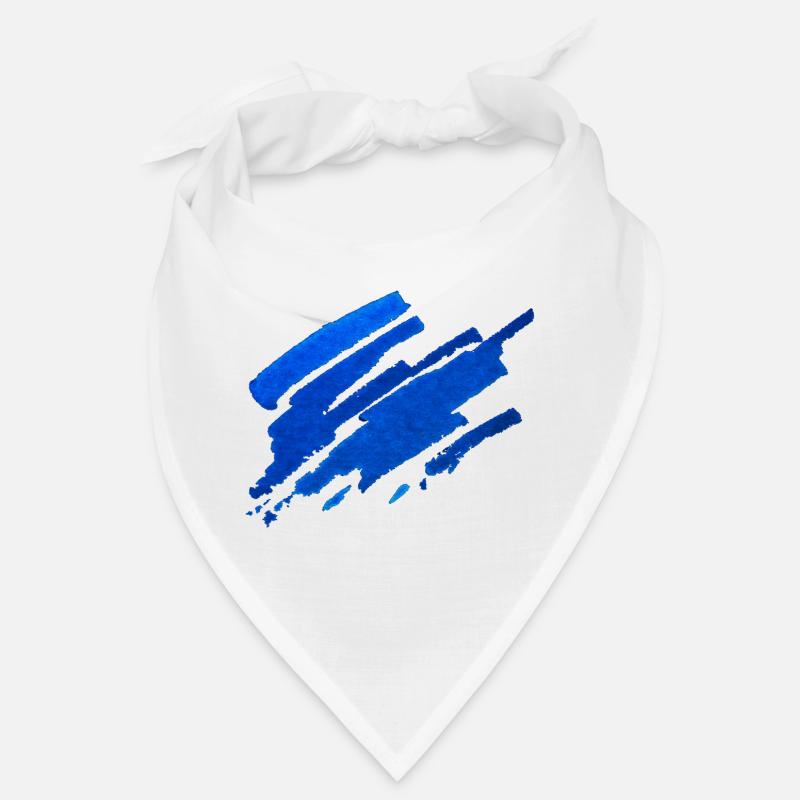 Farbe - Blau - Abstrakt Bandana