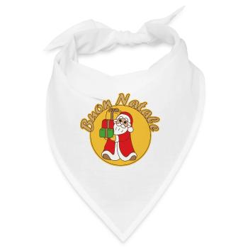 Geschenke für den Weihnachtsmann - Bandana - Weiß - Vorne