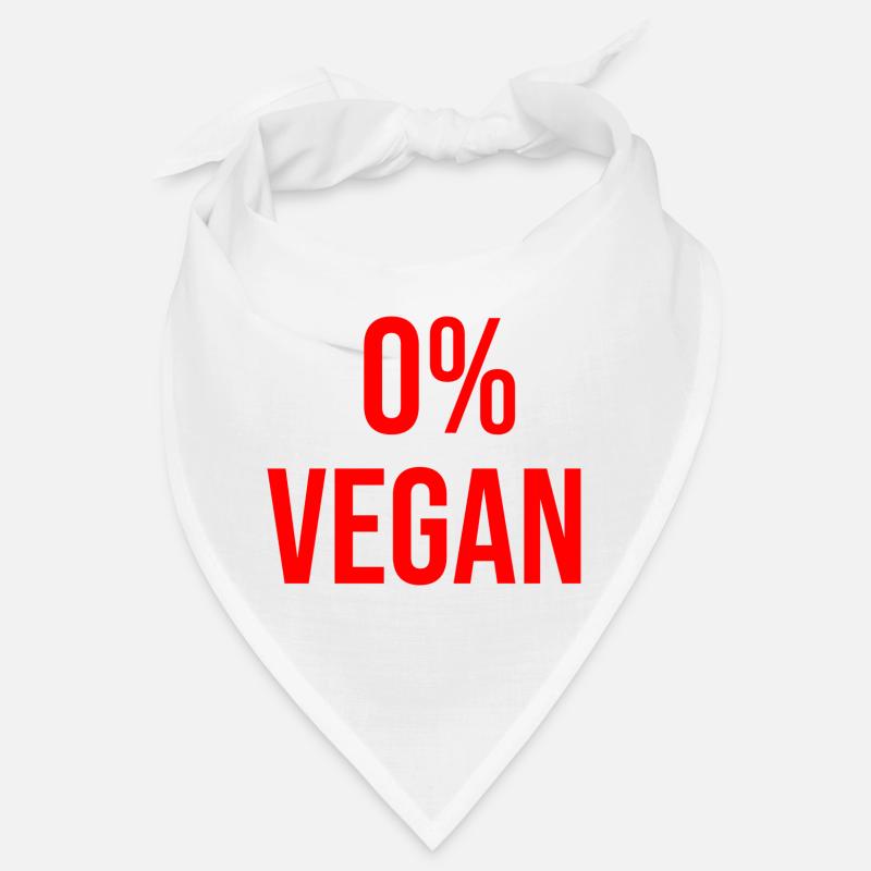 0 pour cent végétalien Bandana