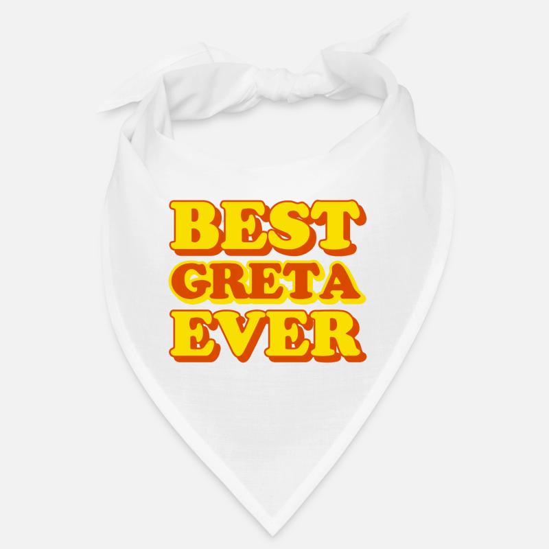 Funny gift with first name Greta Bandana