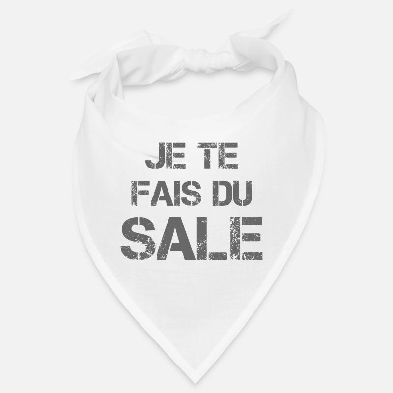 Je te fais du sale - gris Bandana
