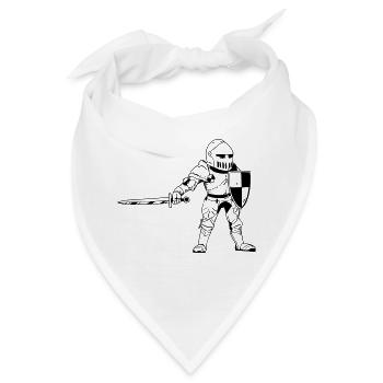 Chivalry - Bandana - Weiß - Vorne