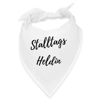 Stalltags Heldin - Bandana - Weiß - Vorne