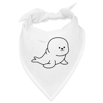 robbe - Bandana - Weiß - Vorne