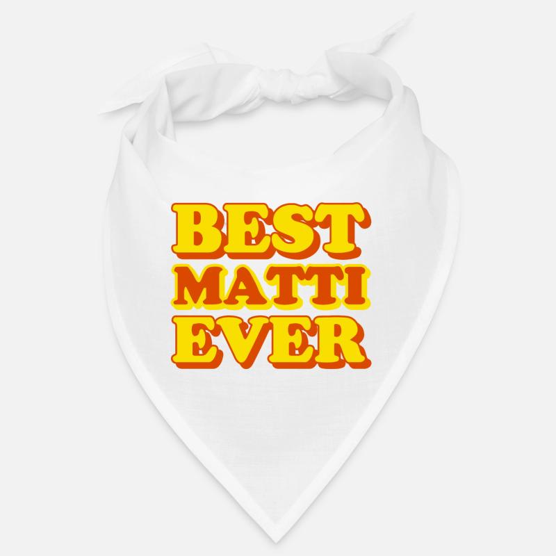 Matti first name, funny gift Bandana