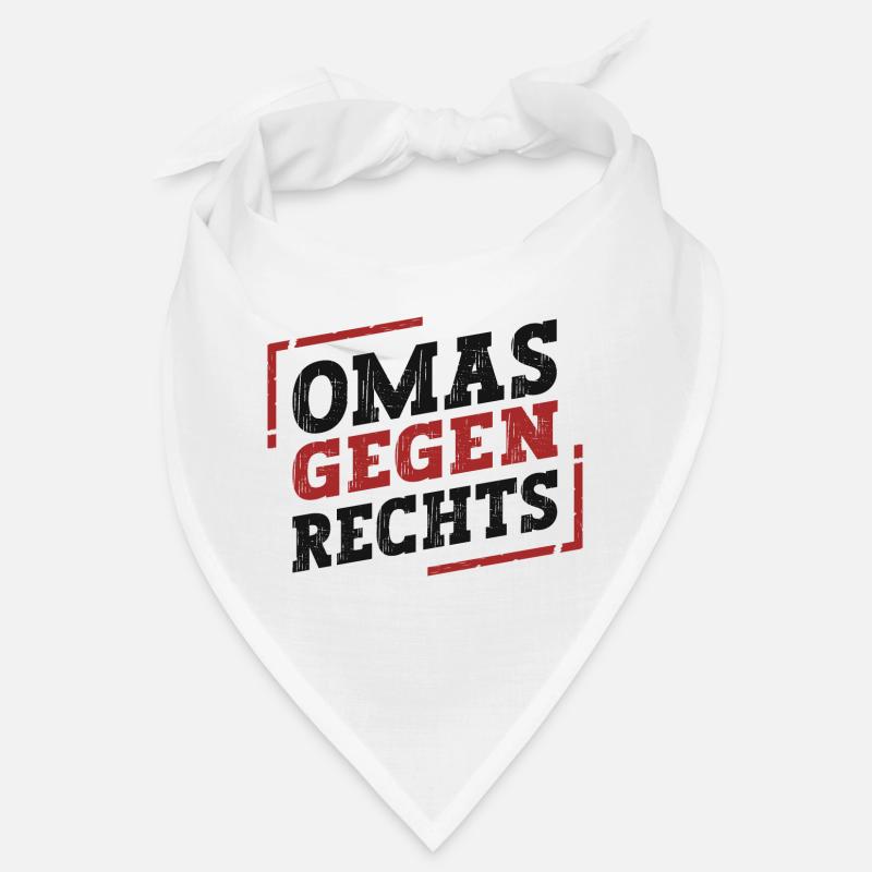 Omas Gegen Rechts - Bandana - Weiß