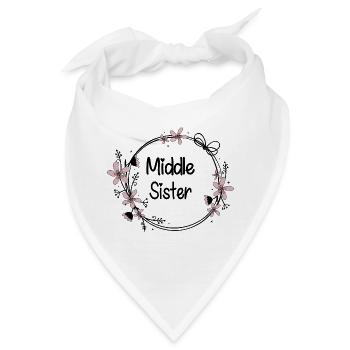 Middle Sister - Bandana - Weiß - Vorne