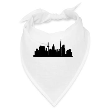 Mannheim Monnem Mannheimat - Bandana - Weiß - Vorne