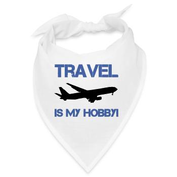 travel hobby - Bandana - Weiß - Vorne