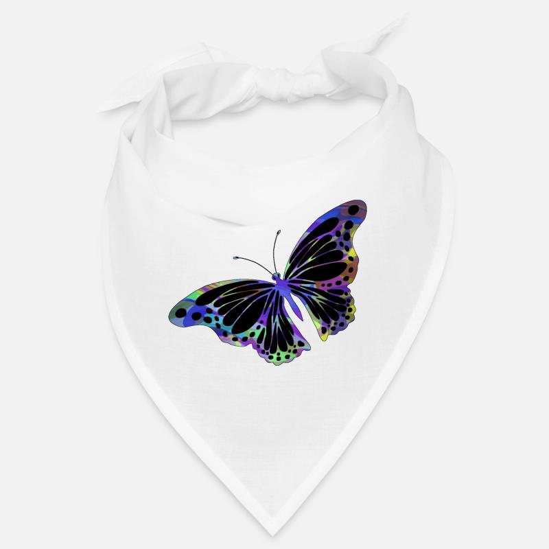 Papillon - Bandana - blanc