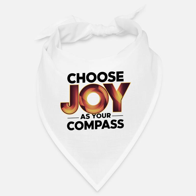 Choose Joy as Your Compass: Digital Art Bandana