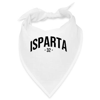 Isparta 32 Türkei Turkiye Geschenk Urlaub TR Türk - Bandana - Weiß - Vorne