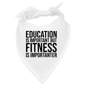 Fitness Fitness Fitness - Bandana - Weiß - Vorne