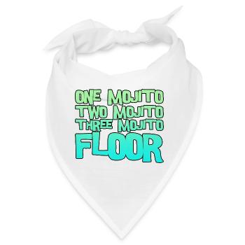 One Mojito Two Mojito Three Mojito Floor 3 - Bandana - Weiß - Vorne