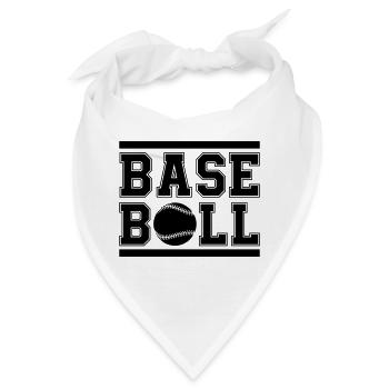 baseball - Bandana - Weiß - Vorne
