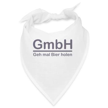 gmbh bier holen - Bandana - Weiß - Vorne