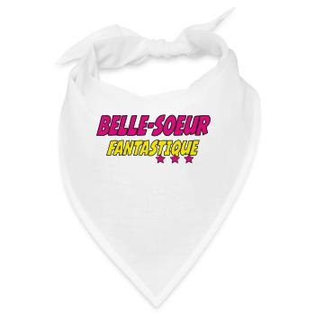 Schöne Schwester FANTASTISCH - Bandana - Weiß - Vorne