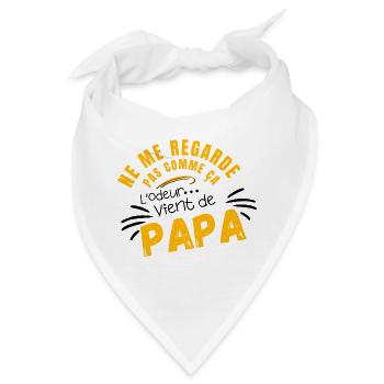 Sieh mich nicht so an - Humor, Baby - Bandana - Weiß - Vorne