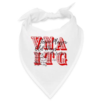 VINTAGE - Bandana - Weiß - Vorne