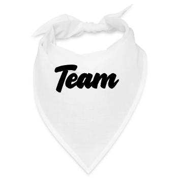 team - Bandana - Weiß - Vorne