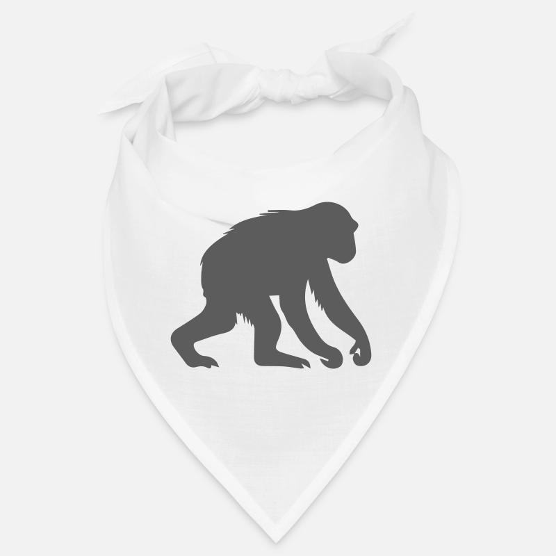 affe - Bandana - Weiß