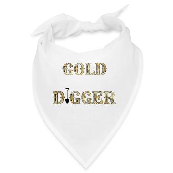 Gold Digger 1 - Bandana - Weiß - Vorne