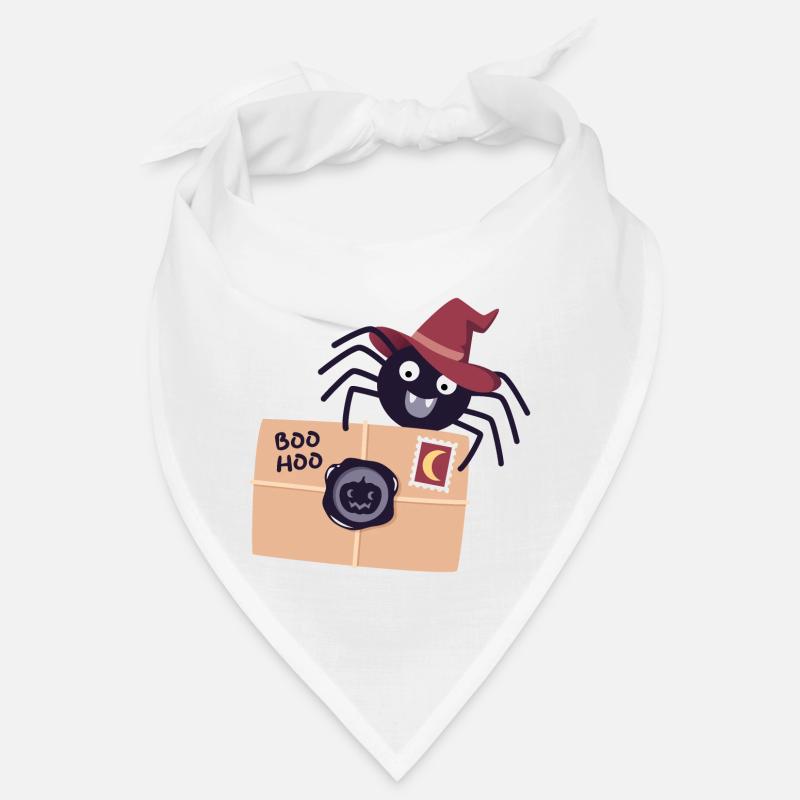 Spinne mit Brief Bandana