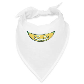 Halloween Banane (ohne Text) - Bandana - Weiß - Vorne
