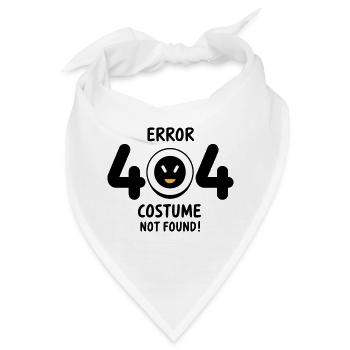 Error 404 Costume not found - Bandana - Weiß - Vorne
